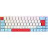 CHERRY MX-LP 2.1 Compact Wireless, Tastiera Gaming Senza Fili con 69 Tasti, Layout per la Germania (QWERTZ), Interruttori Meccanici MX LOW PROFILE SPEED, Bianco