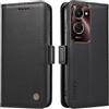 XINNI Cover per Vivo Y28s 5G/Vivo Y18 4G Custodia | Semplice Cellulare Libro Antiurto Flip Pelle PU/TPU Magnetica Case