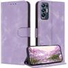 ZONNAVI Cover per Oppo Find X3 Neo 5G, [Blocco RFID] Custodia a Libro in Pelle con Porta Carte, Flip Case Portafoglio Antiurto Cover per Oppo Find X3 Neo 5G (Viola)