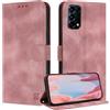 ZONNAVI Cover per Oppo Find X3 Lite 5G, [Blocco RFID] Custodia a Libro in Pelle con Porta Carte, Flip Case Portafoglio Antiurto Cover per Oppo Find X3 Lite 5G (Rose Oro)