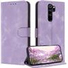 ZONNAVI Cover per Xiaomi Redmi Note 8 Pro, [Blocco RFID] Custodia a Libro in Pelle con Porta Carte, Flip Case Portafoglio Antiurto Cover per Redmi Note 8 Pro (Viola)