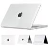ELLENNE Custodia per Apple MacBook Air 13 Cover M5 M4 M3 M2 Trasparente