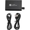Kavolet Amplificatore per Cuffie Portatile Qualità Superiore Interruttore di Guadagno a Doppio Stadio 16-300 Ohm Ingresso AUX da 3,5 Mm Uscita Amplificatore per Auricolari Custodia in