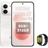 XIAOMI Redmi Note 17 Pro Max 5G-Smartphone 8+512GB,Display 6,83 1.5K AMOLED, Snapdragon 6 Gen 5,Batteria 9210mAh+Ricarica 100W,Fotocamera 50MP OIS+Ultra,IP68,Blush di nuvola,incluso Smart Watch
