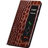 TECSHINE Custodia Intelligente in Pelle per Honor Magic V5. Chiusura Magnetica. Cover per Magic V 5