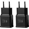 FinalCool 2 Pezzi 15W Caricatore USB, Caricabatterie Ricarica Rapida per Samsung Galaxy A16 A15 A14 A13 A20e A25 A34 A36 A51 A54 A55 A56 S8 S9 S10 S20, Sostituzione del Caricabatterie Rapido Originale (Nero)