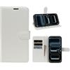 Fertuo Cover per OPPO Reno 15 5G, Antiurto Custodia a Libro Portafoglio in Pelle Flip Case Sottile con Porta Carte, Chiusura Magnetica e Supporto [Interna Silicone Morbido], Bianco