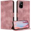 ZONNAVI Cover per Oppo A94 5G, [Blocco RFID] Custodia a Libro in Pelle con Porta Carte, Flip Case Portafoglio Antiurto Cover per Oppo A94 5G (Rose Oro)