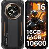 OUKITEL G6 Rugged Smartphone Android 16, 10600mAh Batteria, 16GB+64GB/1TB