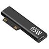 Artilits Caricatore da Surface Pro 4 da 65 W a USB C realizzato per Microsoft Surface Charger, Surface Pro 9, 8, 7+, 7, 6, 5, 4, 3, X, Windows Surface Lapt-op 5, 4, 3, 2, 1, Surface Go Tablet, Surface Book 3,