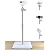 AYIZON Supporto magnetico bianco per webcam Logitech Brio 100 300 500, C270, C310, StreamCam, MX Brio 4K, C920, C922, C930, C925, C615