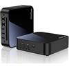 DreamQuest Mini PC Windows 11 Pro Intel 12.Gen N95 (fino a 3,4 GHz) 12GB DDR5 RAM 512GB M.2 SSD Micro Desktop Computer con 4K HDMI, WiFi6, Gigabit LAN, USB 3.2, ideale per home office e home theatre