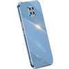 RankOne La Custodia del Telefono è Adatta per Redmi Note 9S / Note 9 Pro (6.67 Inches), Case per Cellulare in Silicone con Telaio Galvanico - Blu navy