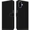 HSP Cover a Libro per Samsung Galaxy A07, Custodia Similpelle, Case, Nera | Chiusura magnetica, funzione supporto, scomparti carte, tagli precisi, protezione telefono, phone e smartphone