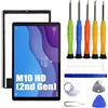 VUXYIT Compatibile con Lenovo Tab M10 HD Gen 2 TB-X306X di ricambio per touchscreen, digitalizzatore e display LCD [con impronte digitali] con kit di riparazione