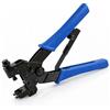 Premium X Pinza a crimpare per connettori F di compressione della tecnologia di serraggio con cassa impermeabile, Pinza Pinza a compressione per RG58 RG59 cavo antenna SAT coassiale RG6