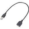 JUYAXIN Cavo prolunga USB 2.0 da 30 cm, compatibile con stampanti, tastiere e unità esterne, cavo di ricarica USB