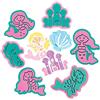 Baker Ross FE167 Stampini in Gommapiuma Sirene - Confezione da 10, Set di Timbri per Bambini, Ideali per Progetti Artistici per Bambini