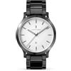Lilienthal Berlin Orologio da uomo Huxley in Dark Silver White - Orologio da polso in acciaio chirurgico 316L con movimento al quarzo e vetro minerale temperato zaffiro - 40 mm