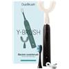 Y-Brush DuoBrush 2024 - Spazzolino elettrico sonico automatico e tradizionale, durata della batteria di 1 mese, confezione per adulti, clinicamente testato