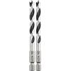 kwb Punta da legno kwb Ø 4,0 mm con attacco esagonale da 1/4 513904 (acciaio CV, forma speciale a spirale a 2 smussi) (Confezione da 2)