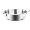 Barazzoni, Tegame ø28cm, Linea Bonita, Capacità 3,40Lt, Acciaio Inox 18/10, Adatto per Induzione, Made in Italy