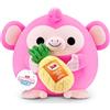 Snackles Serie 2 Snackle da 20 cm (Oli) di ZURU Peluche da 20 cm batuffoloso, coccoloso e schiacciabile con accessorio Snack