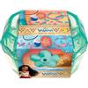 Liscianigiochi Lisciani - Vaiana - Set Creativo di Gioielli Fai da Te Disney a Partire dai | Make Disney Vaiana Jewellery - 190 perline, pietra magica e charm - Bracciali, collane - Portagioie con chiave e lucchetto