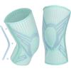 AOOWU 2 Pezzi Ginocchiera Ortopedica, Sportiva Ginocchiera per Uomo e Donna | Ginocchiera Comfort e Antiscivolo con Barra di Supporto per Artrite Corsa Dolore alle Articolazioni Lesioni dei Legamenti, XL