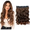 CAISHA 70cm Clip In ExtensionsExtensions Per I Capelli Posticcio Liscio Miscela Marrone C59a-1