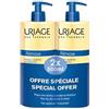 Uriage Xémose Olio detergente lenitivo, in confezione da 2 x 500 ml