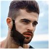 LucBuy Modello Formatore Di Barba Strumento Di Modellazione, LucBuy Pettine Per Styling Stencil Per Bigodino Baffi Laterali Pelo Del Viso Taglio Guida Di Cura Per Uomini Mandibola Guancia Collo (A2)