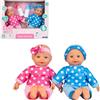 Dolly Tots Twin Dolls - Bambola parlante da 30 cm, bambola dal corpo morbido, bambole per carrozzine, passeggini e asilo nido, 5 suoni interattivi, ideale prima bambola per bambini, dai 18 mesi in su