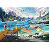 Ravensburger - Puzzle 1000 Pezzi: Pokémon Breakout: Vaporeon e il Mare Temperato, Puzzle Adulti E Famiglie, Puzzle 1000 Pezzi 70 x 50 cm, Regalo Adulti