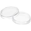 PATIKIL 50 Pezzi Portamonete per Monete Silver Dollar 19mm Contenitori | Capsule Portamonete In Plastica Trasparente, Rotondi, Custodia Per Collezione Protezioni, Per Monete