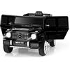 COSTWAY Macchina Elettrica per Bambini 12 V Mercedes Benz, Veicolo Elettrico a 2 Porte con MP3,con Telecomando,Carico 12,5kg, con Clacson,luci a LED e Cintura di Sicurezza, per 3 a 8 Anni (Nero)