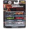Jada Toys Fast & Furious - Confezione da 6 nano-veicoli (1,65 pollici) - Set di 6 modellini auto in metallo con licenza ufficiale, mini veicoli per fan e bambini dai 3 anni in su, set da collezione in