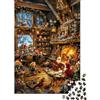 UVTMWVTCUSIQ Casetta di Natale Scena Familiare Puzzle 1000 Pezzi Carta Puzzle per Adulti Atmosfera Festiva Puzzle per Famiglia Relax Decorazione Regalo 38x26cm/1000pcs
