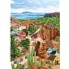 HUADADA Puzzle per adulti 1000, stravagante città mineraria, regali di compleanno per donne uomini, puzzle decorativo con immagini artistiche