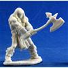 Pechetruite 1 x Cuth Wolfson Barbarian - Reaper Bones Miniatura per Gioco di Ruolo Guerra - 77373