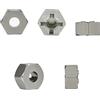 Hosim X07 C12069 Mozzo Ruota in Lega di Alluminio Esagonale Pezzo di Ricambio Accessorio per Auto RC Brushless 1:10