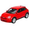Generic Welly - Modellino di auto compatibile con Fiat 600 600E, rosso, circa 1/34-1/39, in metallo, in scatola