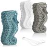 com-four® 3X umidificatore d'Aria in Ceramica - evaporatore a radiatore per umidificare l'aria della Stanza - evaporatore di Riscaldamento con Motivo Cavalluccio Marino (3 Pezzi - cavallucci marini)