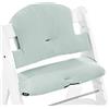 hauck Highchair Pad Select, Menta Mussola - Cuscino per Bambini 6 - 36 Mesi - Accessorio Compatibile con Seggiolone Pappa Alpha+, Beta+ e Arketa - Antiscivolo e Imbottitura Soffice