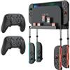 MoKo Supporto a parete per Nintendo Switch 2 2025, realizzato in metallo, colore nero - modello 02