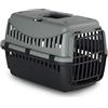 MP Bergamo - Cestino da Trasporto Gipsy 50 Porta in plastica per Gatti, 5 kg, Colore: ECO GREEN