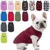 BEAUTYZOO Gilet in pile per cani di piccola e media taglia, con anello a D, guinzaglio per il freddo, per cani di taglia XS, S, M, ragazzi o ragazze