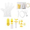 Asyduey Freno Un Disco Idraulico Universale per Bicicletta Kit Spurgo Olio Utensile Freno Utensile Kit Attrezzi Bici Accessori Bicicletta
