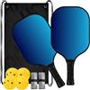 FRODOTGV Pagaia per pickleball con gradiente blu scuro | Pala de Pickleball per principianti intermedi