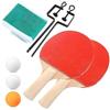 Generico Set Ping Pong con 2 Racchette 3 Palline Rete e Supporti per Rete Kit Ping Pong Completo per Bambini Ragazzi e Adulti Gioco da Interni o Esterni Pingg Pong da Tavolo Tennis Tavolo Universale (A)